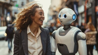 Have you brefriended AI yet__AI_walking and laughing in street2 (1)_small1