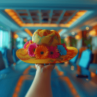 hat hand off